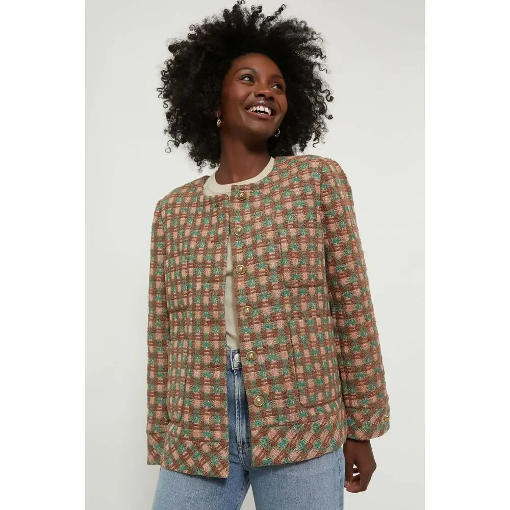 TUCKERNUCK Neapolitan Tweed Graham Jacket Size XXS NWT Retail $328 Tuckernuck
